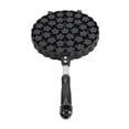 thumbnail image 2 of Waffle Baking Mould Pan, Petal Shape Uniform Heat Conduction Easy Release Heat Resistant Waffle Baking Pot  for Household Kitchen, 2 of 7
