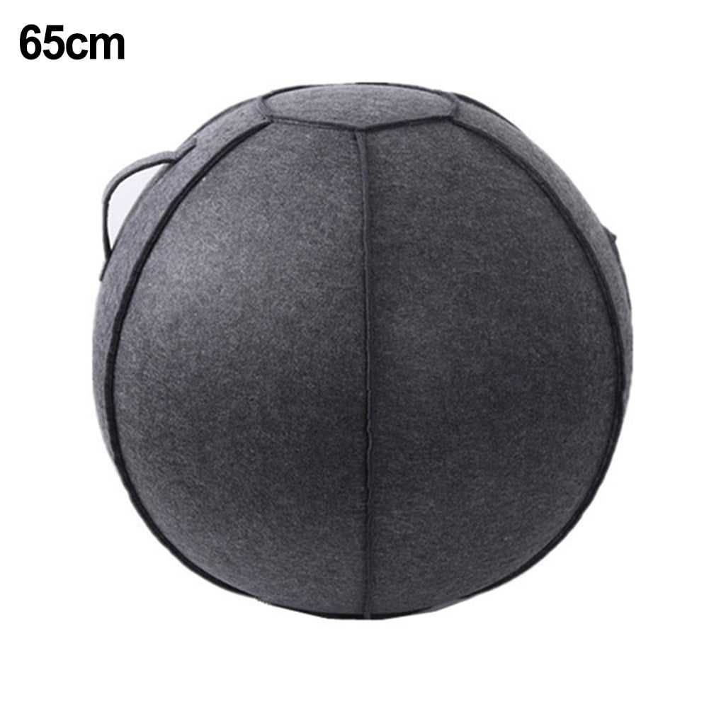 Splihome Felt Yoga Ball Cover Exercise Ball Cover 55Cm 65Cm 75Cm Foldable，75Cm