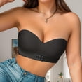thumbnail image 4 of Lace Pajama Set Strapless Bras for Women Solid Color Daily Fashion Bra, 4 of 9