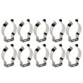 thumbnail image 5 of 10Pcs Spring Terry Clips Open Type Spring Steel Tool Clips Heavy Duty Water Pipe Clamps Hardware, 5 of 8