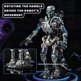 thumbnail image 3 of Set de bloques de construcción Robot Calavera Mecánico SharpCreation, 3 of 7