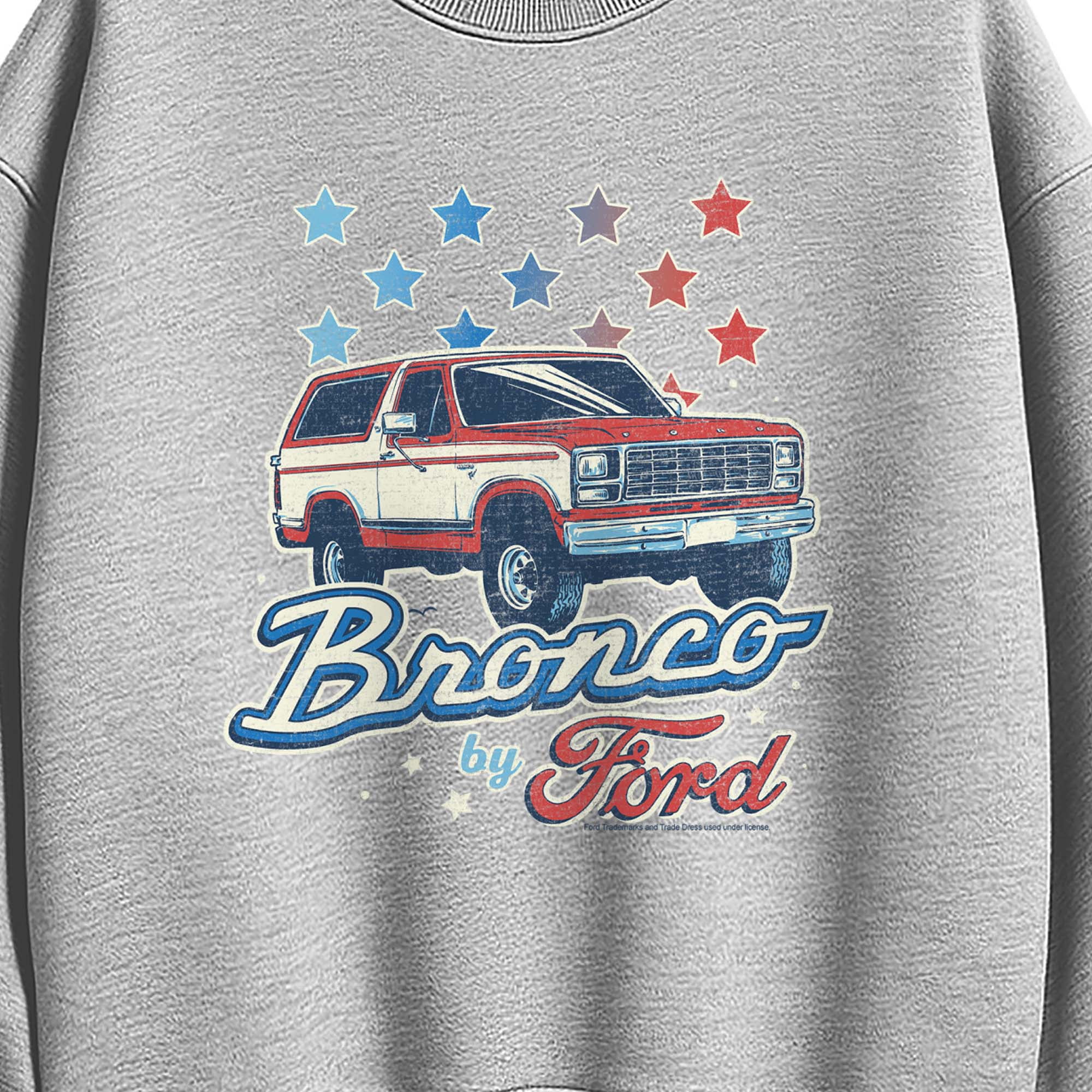 Ford - Bronco Americana - Women's Oversized Fleece Crew Sweatshirt