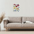 thumbnail image 2 of Stupell Industries Primary Petals Flowers Wall Plaque Art design by Annabelle Hall, 14 x 11, 2 of 7