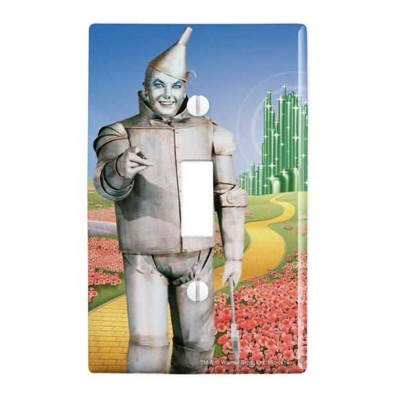 Wizard of Oz Tin Man Character Plastic Wall Decor Toggle Light Switch Plate Cover