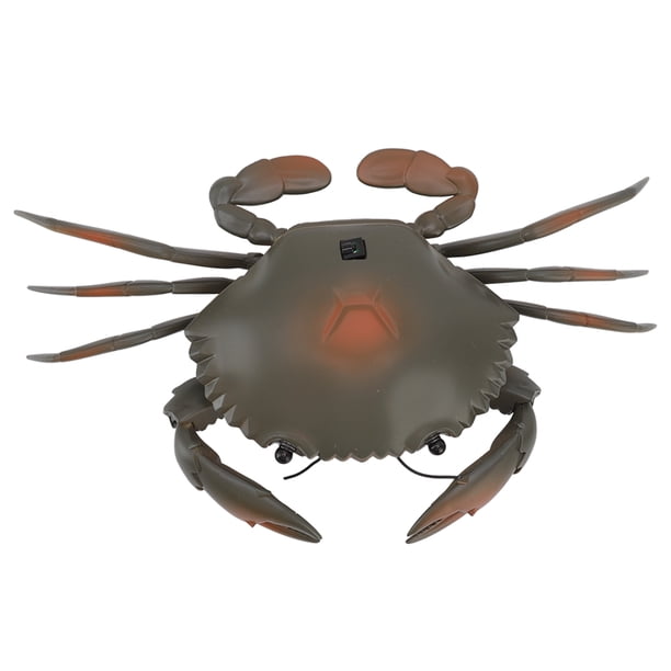 Juguete De Cangrejo RC, Modelo De Animal De Cangrejo Eléctrico Con Control Remoto Con Patas Móviles Y Pinzas, Animal Falso Electrónico Para Regalos De Cumpleaños Y Navidad