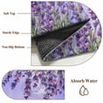 thumbnail image 6 of Large Round Rug 8Ft Washable Non-Slip, Purple Lavender Circle Area Rugs for Living Room Bedroom, Spring Watercolor Wild Flowers Plant Indoor Floor Mats Carpet Runner for Home Decor, 6 of 8