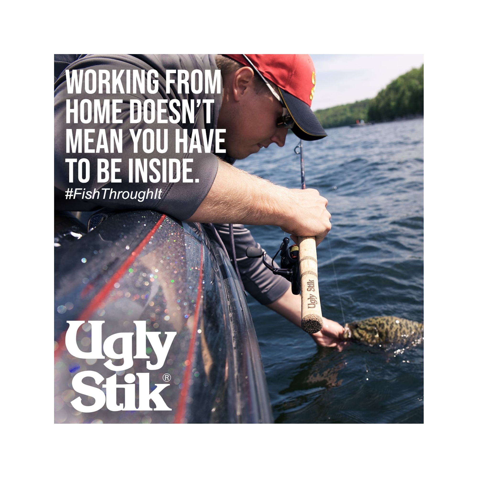 Ugly Stik 7’ Catfish Spinning Fishing Rod and Reel Catfish Combo