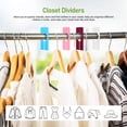 thumbnail image 4 of Phenofice 30Pcs Rectangular Plastic Closet Dividers for Clothes Easy Installation on Closet Rod, 4 of 6