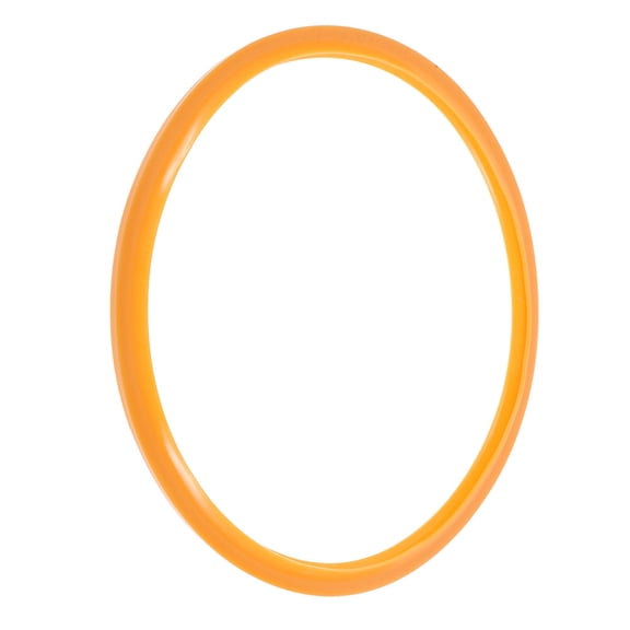 ELAYARD Orange Silicone Pressure Cooker Gasket Replacement Seal Compatible with Aluminum Alloy Pots and Cookware