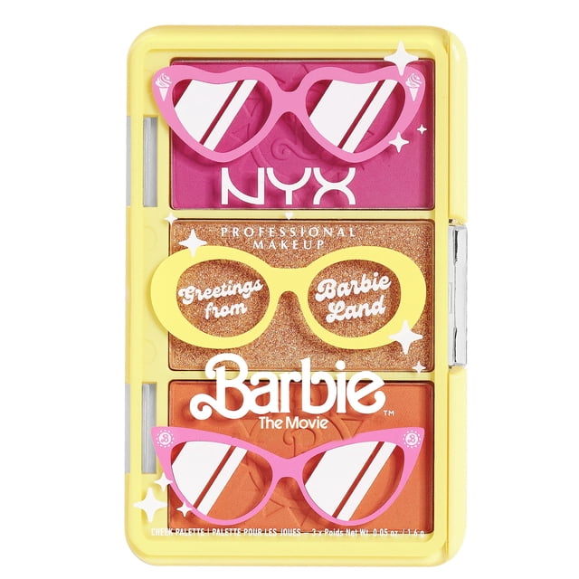 Paleta de mejillas NYX PROFESSIONAL MAKEUP BARBIE Greeting Barbie
