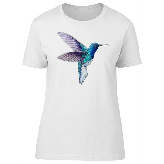 Purple Hummingbird T-Shirt Women -Image by Shutterstock, Female Medium