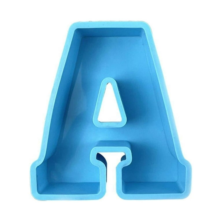 BIG Alphabet Clear Silicone Mold , 6 cm height x approx 2,7 cm wide (e –  House Of Molds