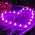thumbnail image 1 of 12 piezas de luz LED sumergible, vela sin llama impermeable rosa T Sincero Electrónica, 1 of 5