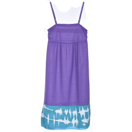 Girl's Summer Dresses Spaghetti Strap Styles Ankle Length Sundress in Vivid Colorful
