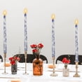 thumbnail image 5 of FCMSHAMD 9.4inch Chinoiserie Taper Candles Blue Flower Printed Handmade Unscented Candle Christmas Candles Sticks Dripless for Home, 5 of 6