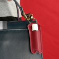 thumbnail image 3 of Lipstick Lip Gloss Bag Keychain Holder PU Keyring Portable Lip Balm Packaging Cover Chain, 3 of 16