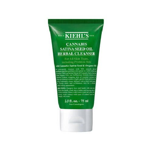 kiehl's cannabis sativa seed oil herbal cleanser