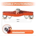 thumbnail image 6 of Yajisi Self-Centering Drill Jig Set – 1/2, 1/4, 5/16, 3/8” Bits & Stainless Steel Bushings for Floating & Concealed Shelf Brackets, 6 of 9