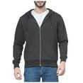 thumbnail image 2 of Yindaity Men's Heavyweight Full Zip Hoodie (Grey,3XL), 2 of 3