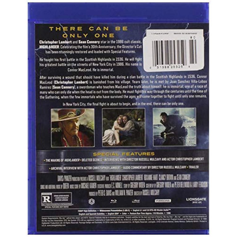 Lions Gate - Highlander [BLU-RAY] - Walmart.com