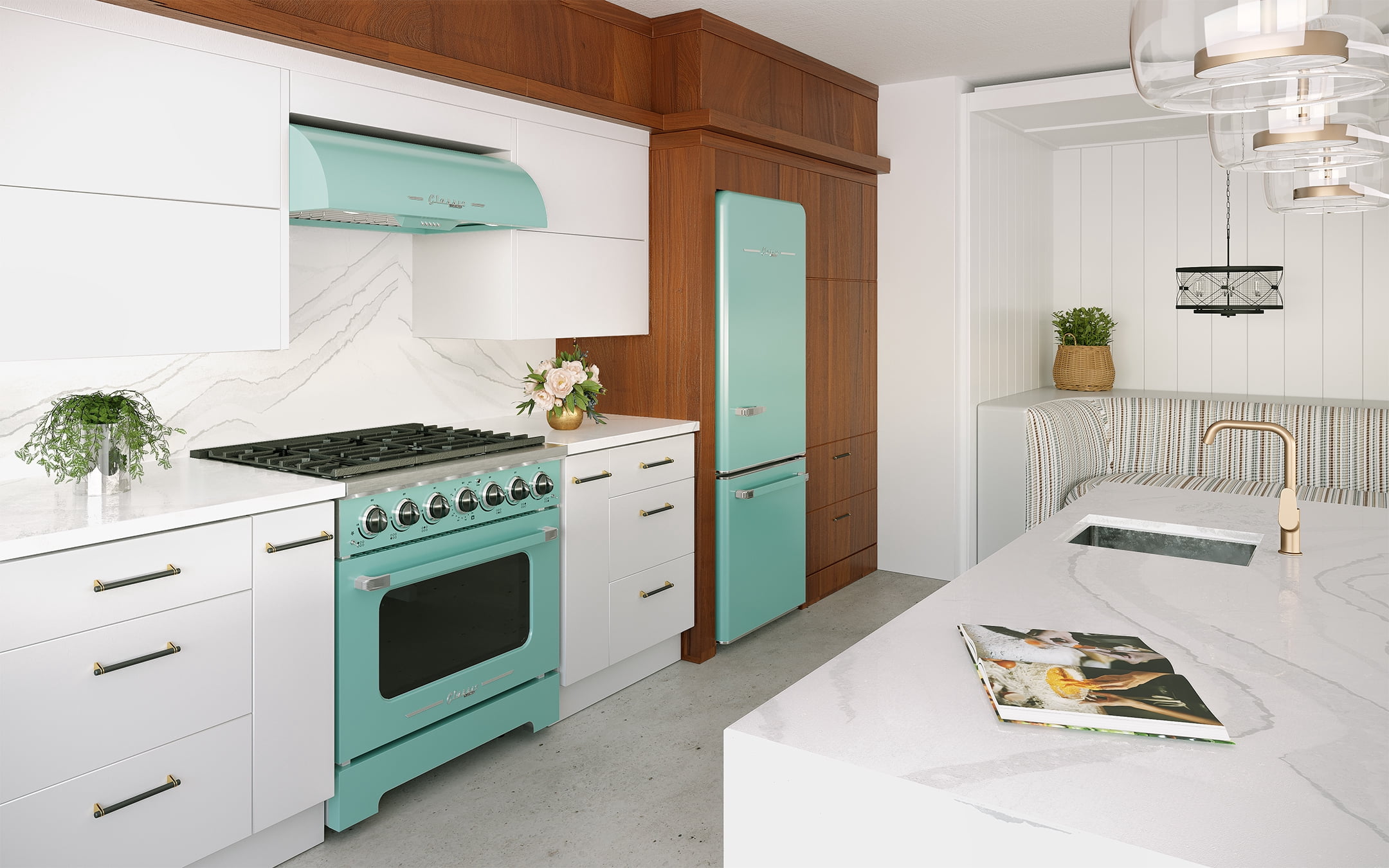 Unique Classic Retro 36" Under Cabinet Range Hood with 700 CFM and LED Lighting 110 volts