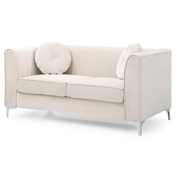 Newboti Furniture Delray G797A-L Loveseat ( 2 Boxes ), IVORY 33640