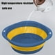 thumbnail image 4 of Lavabo plegable grande, para fregadero de cocina, camping, portátil, color azul oscuro, azul claro y rosa, para limpieza de ropa, baño de pies, 4 of 6