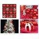 thumbnail image 1 of onlyliua Liquidación Adornos Navideños, Colgantes para Árboles de Navidad, Bolas Navideñas, Bolas de Colores Brillantes (6 Cm/16 Piezas), 1 of 5