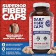 thumbnail image 2 of Yerba Prima Daily Fiber Caps Formula, 400 Capsules - Both Soluble and Insoluble - with Psyllium Seed Husks, Acacia Gum, Apple Fiber and More, 2 of 9