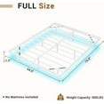 thumbnail image 2 of Floating Bed Frame Full Size with LED Lights, Metal Platform Full Bed, No Box Spring Needed, Easy to Assemble (Full), 2 of 17