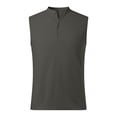 thumbnail image 4 of Gamivast Plus Size Linen Tank Tops for Men Band Collar Sleeveless Beachwear Casual Sleeveless Shirts Regular Fit Solid Lightweight Soft Muscle Shirts Summer Tops, 4 of 4