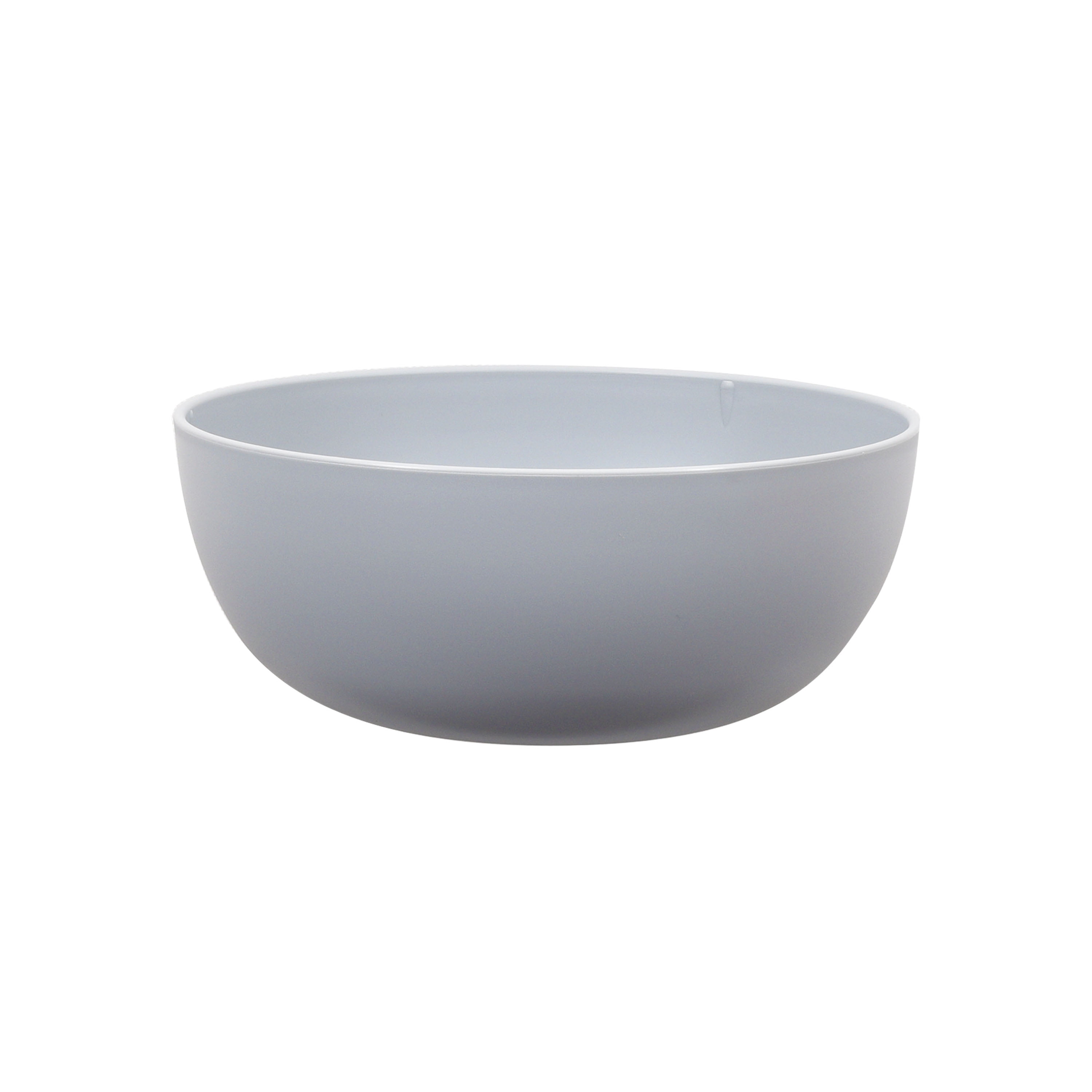 Mainstays 38-Ounce Round Plastic Cereal Bowl, Gray