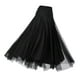 thumbnail image 5 of Falda de baile de salón para mujer, falda larga con , vestido de baile latino, falda española para mujer, disfraz de baile para fiesta de samba Negro XL, 5 of 8