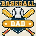 thumbnail image 3 of CafePress - Baseball Dad T Shirt - Men's Classic Graphic T-Shirt, 3 of 4