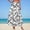 White(New), variant on PNTUTB Summer Half Skirt for Women High-Waisted Skirt Fashionable Print Versatile Casual Elastic Waist Lightweight Flowing A-Line Skirt with Two Pockets