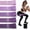 Purple, variant on Resistance Bands for Working Out, 5-Pack Elastic Loop Exercise Bands for Strength Stretching, Gym Equipment for Pilates Yoga Physical , Glute Arm Workout Kit for Women Men