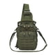 thumbnail image 4 of Bolso bandolera de pecho, bolso de hombro con bolsillo personal, bolso de hombro para trekking Verde, 4 of 9