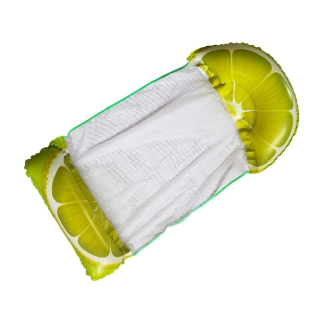 S SERENABLE Inflatable Pool Float Hammock Water Hammock Lounge for Vacation Relax Summer Lemon