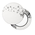 thumbnail image 2 of Lsque Dandelion Blowing In The Wind Pattern Round Bar chair cushion covers Velvet Fabric Premium Comfort Protects from Scratches and Stains for 14-17 Inch Chair-13 inch, 2 of 7
