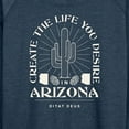 thumbnail image 3 of Instant Message - Create Life Arizona - Women's Lightweight French Terry Long Sleeve Shirt, 3 of 6