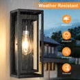 thumbnail image 3 of Luminaria para Exterior Slypadan 38 cm Negro Mate Impermeable, 3 of 8