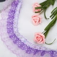 thumbnail image 4 of DIY Lace Craft, Polyester Silk Sequin Trim Wear Resistant  Decoration  For Cloth Making For Gift Packaging Red,Pink,Blue,Purple,White, 4 of 8