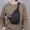 42#Black, variant on Chest Bag Crossbody 30cm, Adjustable Strap Multi Pocket for Sports Travel, Layered Compartment Reflective Night Safe, Lightweight Durable Fabric and Outdoor Daily Commute