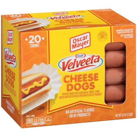 oscar mayer cheese dogs velveeta lb ct lbs count