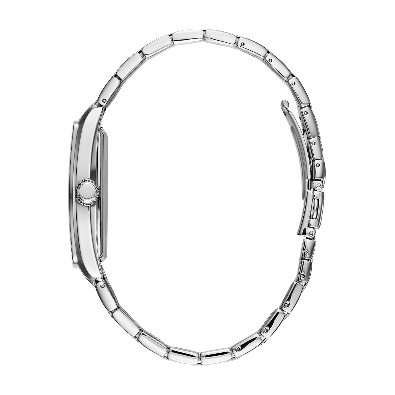 Caravelle Designed By Bulova Men's Barrel Chronograph Stainless Steel Bracelet Dress Watch 43C118 - image 3 of 3