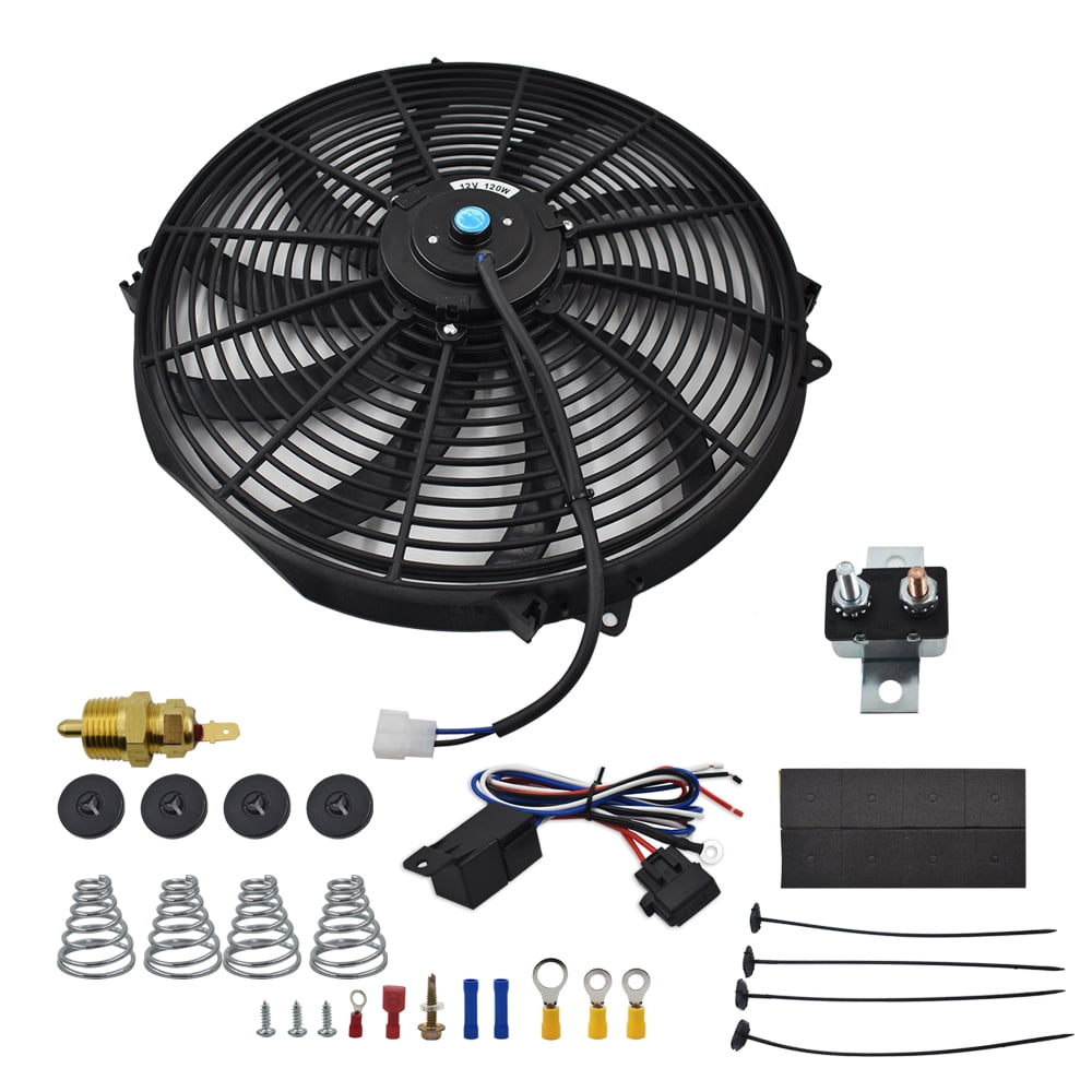 ALLCARB 16 Inch Electric Radiator Cooling Fan Universal Push Pull