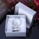 thumbnail image 4 of Mini Round Earth Globe World Map Crystal Glass Clear Stand Desk Decoration Gifts, 4 of 5