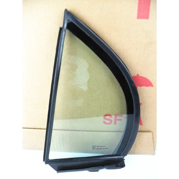 Driver Left Side Rear Vent Window Vent Glass Compatible with Honda Civic 4 Door Sedan 1996-2000 Models