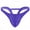 Purple, variant on Men's Sretch T-Back Micro Thong Briefs Underwear
