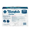 thumbnail image 3 of Blue Buffalo Tastefuls Adult Cat Natural Purées Multi-Pack, Salmon 3-oz Resealable Twist Cap Pouches (12 Count), 3 of 12